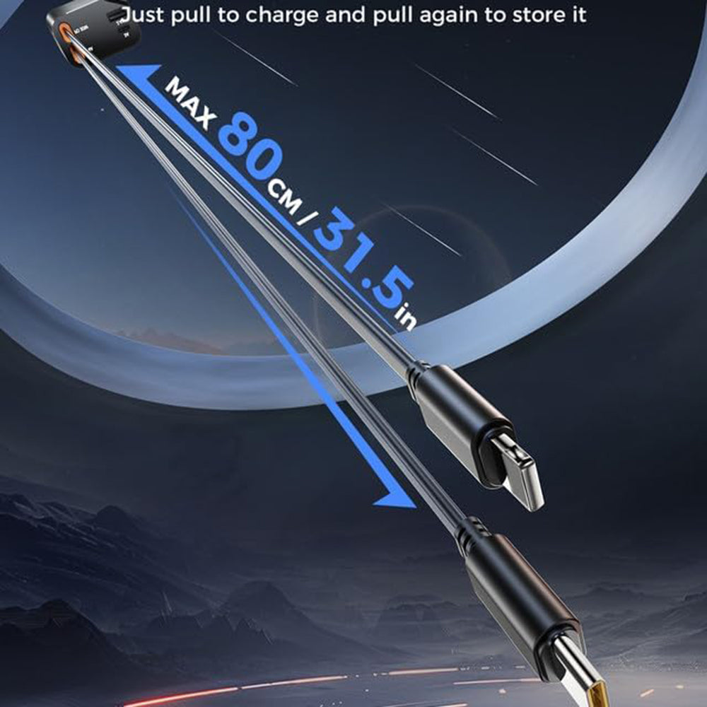 Auto punjač sa USB-C / Lightning kablom Techsuit C1 NanoVoltX, 69W, 3A, 1 x USB-A - 1 x USB-C, Sivi