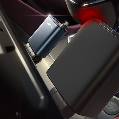 Auto punjač sa USB-C kablom Lisen, 57W, 3A, 1 x USB-A - 1 x USB-C, Crni YL0325010016