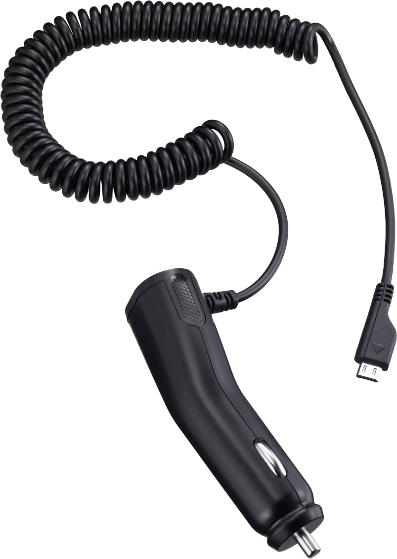 Auto Punjač s microUSB Kabelom Samsung, 3.5W, 0.7A, Crni, Ponovno Zapakiran ACADU10CBECSTD
