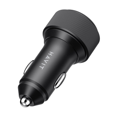 Auto punjač HAVIT CC2014, 30W, 3A, 2 x USB-C, Crni