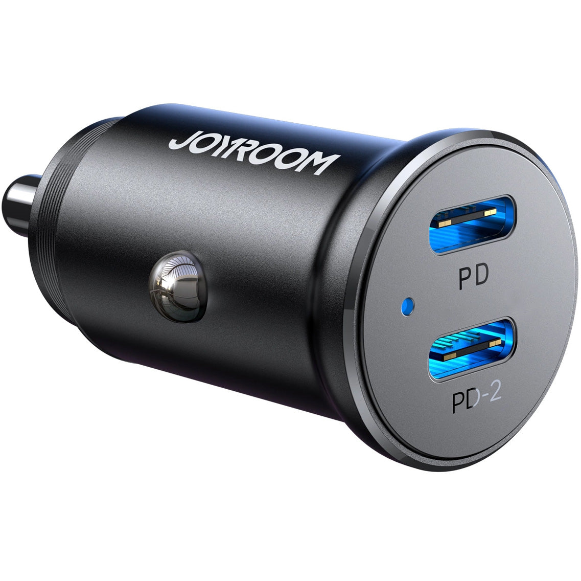 Incarcator Auto Joyroom JR-CCN06, 30W, 3A, 2 x USB-C, Negru