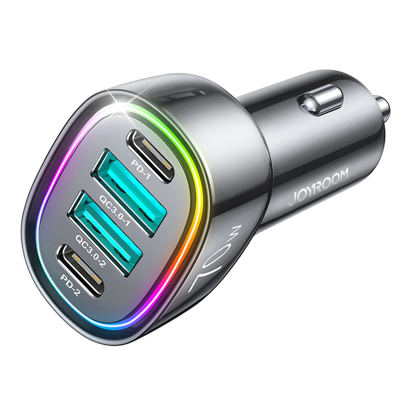 Auto punjač Joyroom JR-CL29, 70W, 3A, 2 x USB-A - 2 x USB-C, Crni