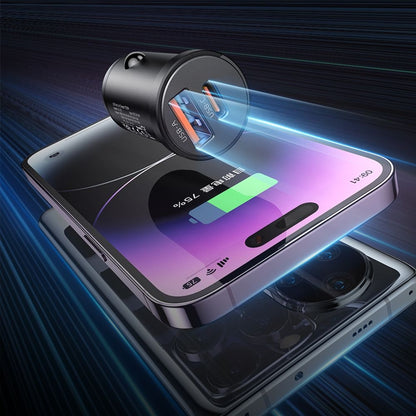 Auto punjač McDodo CC-2320 Cool, 33W, 3A, 1 x USB-A - 1 x USB-C, Crni