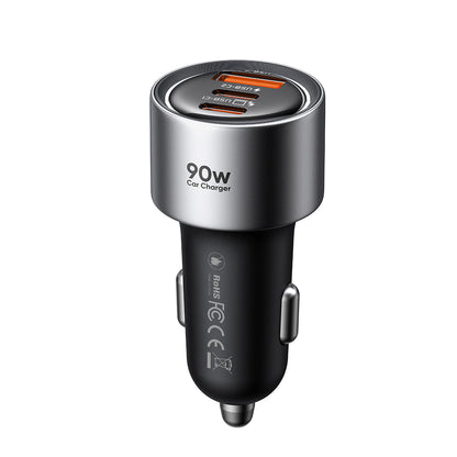Auto punjač McDodo CC-3110 Gana, 90W, 3A, 1 x USB-A - 2 x USB-C, Crna