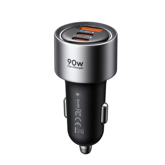Auto punjač McDodo CC-3110 Gana, 90W, 3A, 1 x USB-A - 2 x USB-C, Crna