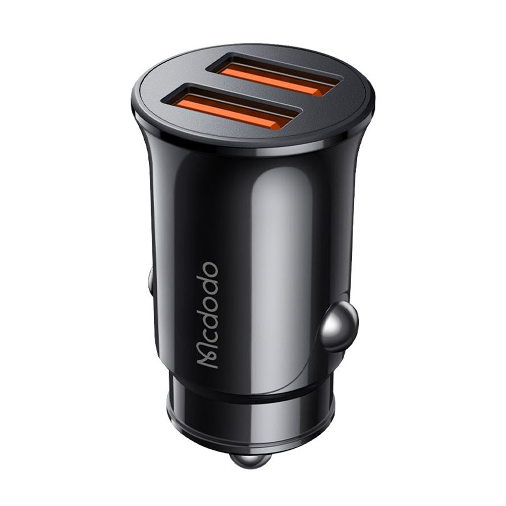 Auto punjač McDodo CC-6602, 12W, 2.4A, 2 x USB-A, Crni