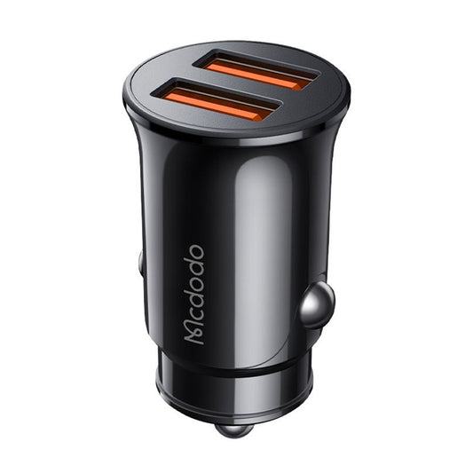 Auto punjač McDodo CC-6602, 12W, 2.4A, 2 x USB-A, Crni