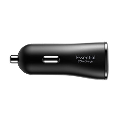 Auto punjač Spigen EV302 Essential, 30W, 3A, 2 x USB-A, Crni