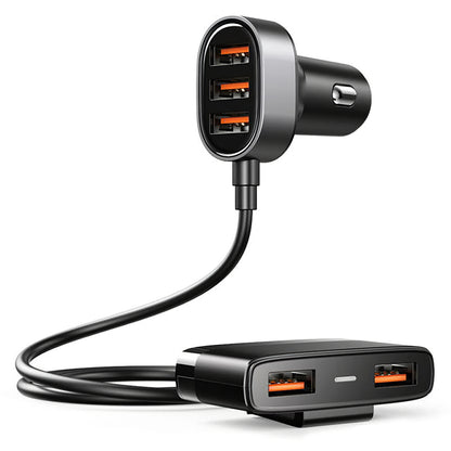 Auto punjač Joyroom JR-CL03, 21W, 2.1A, 5 x USB-A, Crni