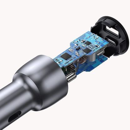 Auto punjač UGREEN CD213, 36W, 3A, 1 x USB-A - 1 x USB-C, Sivi