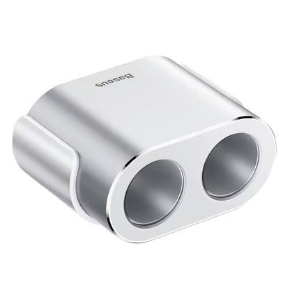 Baseus High Efficiency Car Charger, 95W, 2.1A, 2 x Cigarette Lighter Extension - 2 x USB-A, Silver CRDYQ-0S CRDYQ-0S 