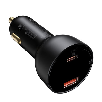 Car Charger Baseus Superme, 100W, 5A, 1 x USB-A - 1 x USB-C, Black CCZX-01 CCZX-01