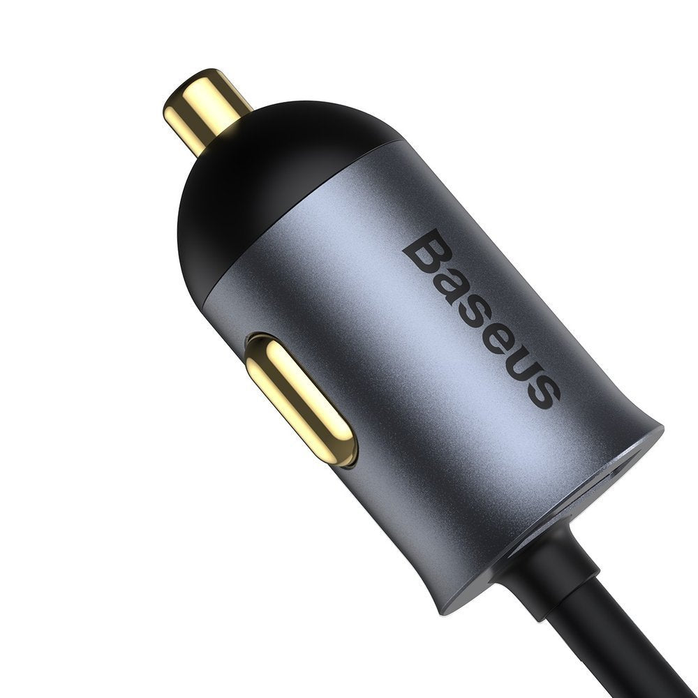 Car Charger Baseus Share Together, 120W, 3A, 3 x USB-A - 1 x USB-C, Grey CCBT-B0G