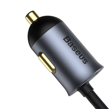 Car Charger Baseus Share Together, 120W, 3A, 3 x USB-A - 1 x USB-C, Grey CCBT-B0G