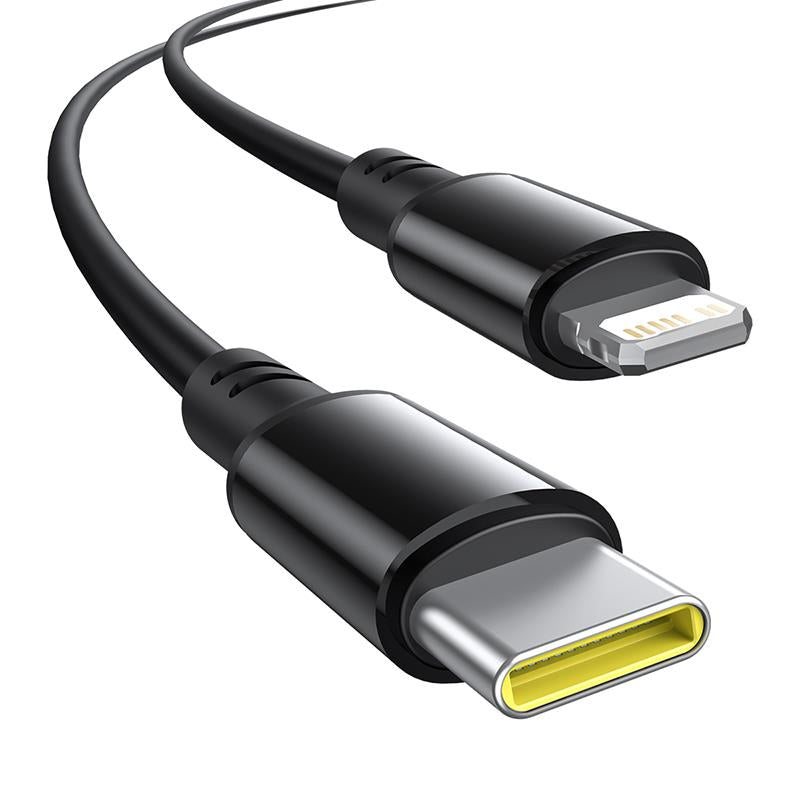 Auto punjač sa USB-C / Lightning kablom Baseus Circular, 60W, 3A, 1 x USB-A - 1 x USB-C, Crni C00035902121-00