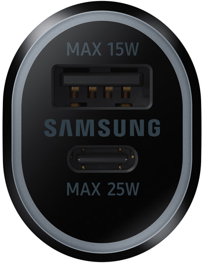 Auto punjač Samsung, 40W, 2A, 1 x USB-A - 1 x USB-C, Crni EP-L4020NBEGEU