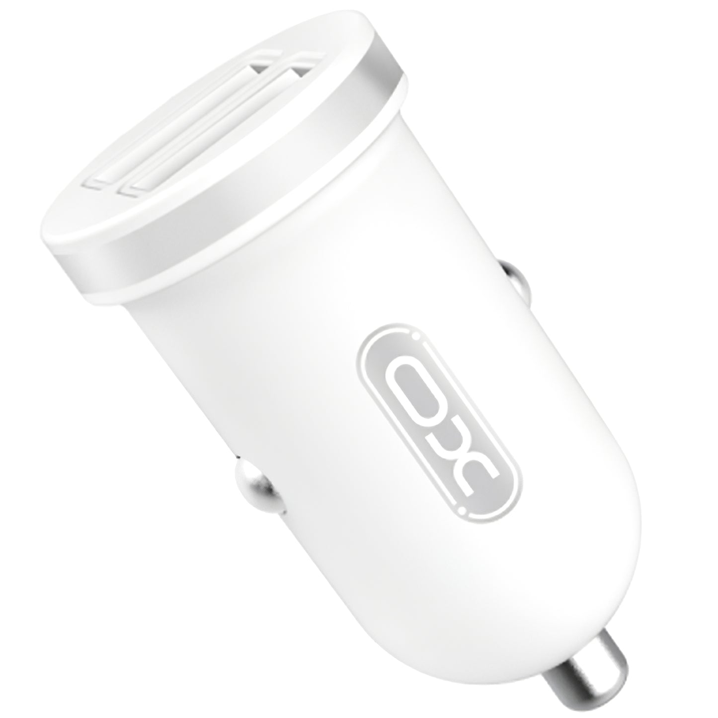Auto punjač XO Design CC-18, 10.5W, 2.1A, 2 x USB-A, Beli