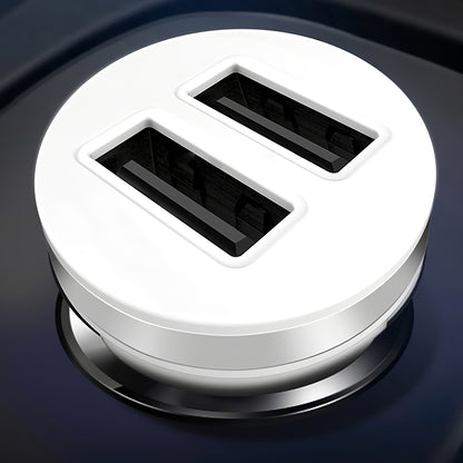 Auto punjač XO Design CC-18, 10.5W, 2.1A, 2 x USB-A, Beli