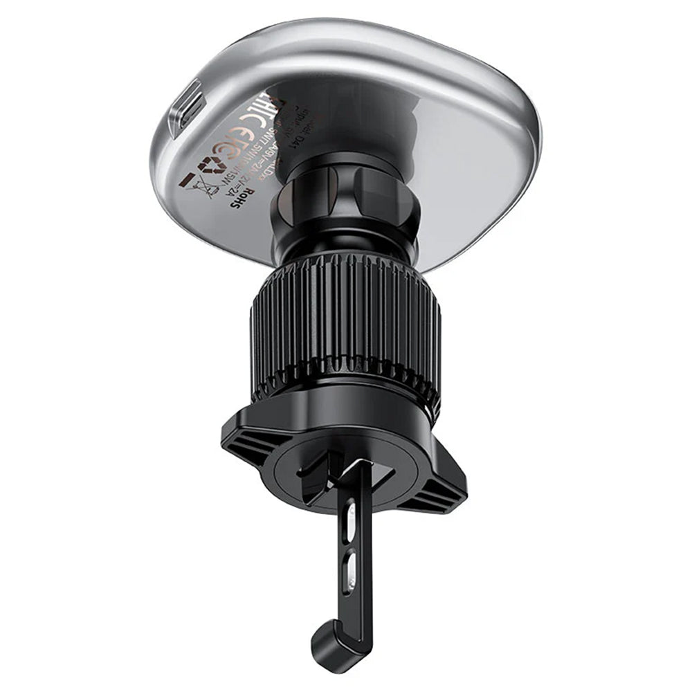 Auto punjač bez žice Acefast D41, 15W, 1.67A, Srebrni