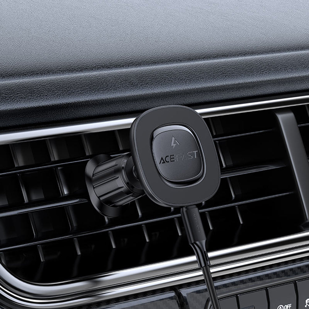 Auto punjač bez žice Acefast D46, 15W, 1.67A, Crni