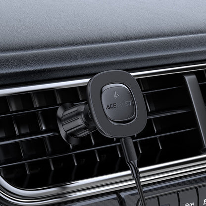 Auto punjač bez žice Acefast D46, 15W, 1.67A, Crni