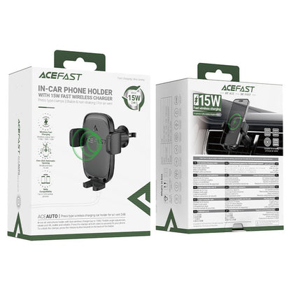 Auto punjač Acefast D48, 15W, 1.67A, Crni