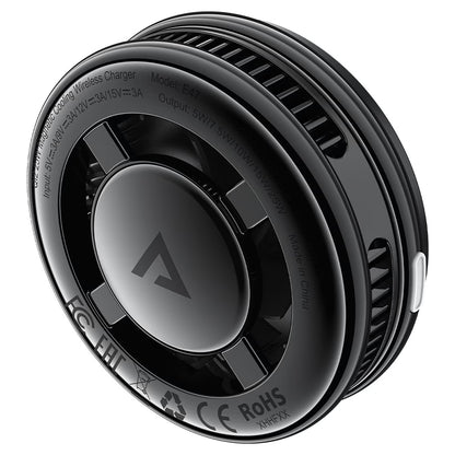 Bežični mrežni punjač Acefast E47 2u1, 25W, Crni