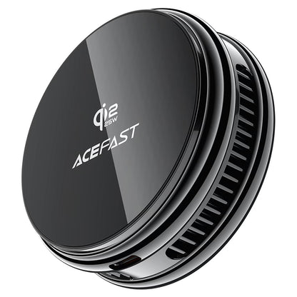 Bežični mrežni punjač Acefast E47 2u1, 25W, Crni