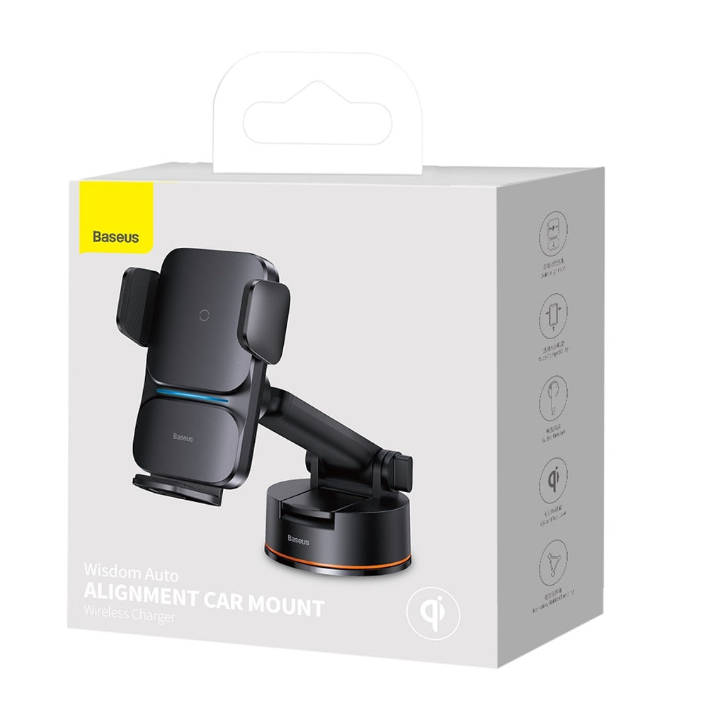 Wireless Car Charger Baseus Wisdom Dash, 15W, 1.67A, Black CGZXX00010101 