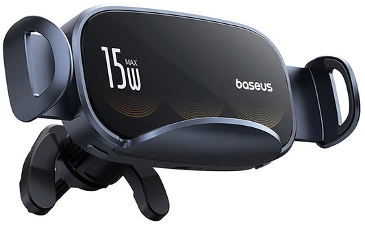 Auto bežični punjač Baseus LightChaser, 15W, 1.67A, Crni, Ponovo zapečaćen C40355901111-00