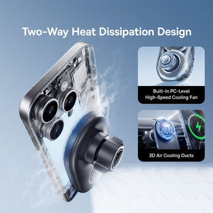 Bežični auto punjač Baseus PrimeTrip VC2 Pro, 25W, Crni C0013N00
