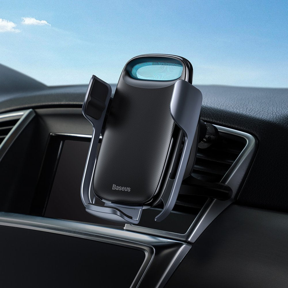 Wireless Car Charger Baseus Milky Way Series, 15W, 1.67A, Black WXHW02-01 