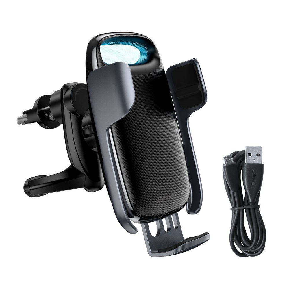 Wireless Car Charger Baseus Milky Way Series, 15W, 1.67A, Black WXHW02-01 