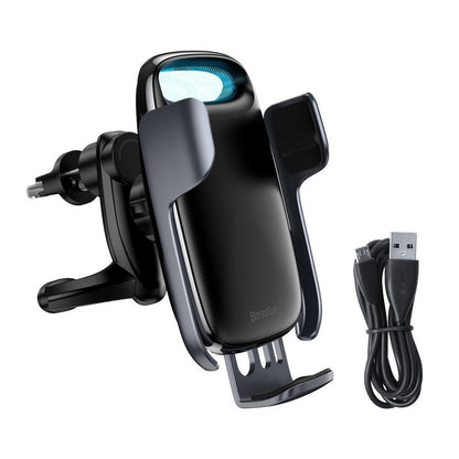 Wireless Car Charger Baseus Milky Way Series, 15W, 1.67A, Black WXHW02-01 
