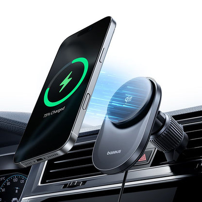 Bežični auto punjač Baseus PrimeTrip VC2 Pro, 25W, Crni C0013N00