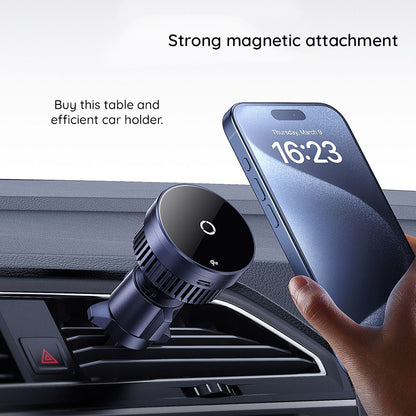 Bežični auto punjač Baseus MagPro, 15W, 1.67A, Crni C40164100121-01