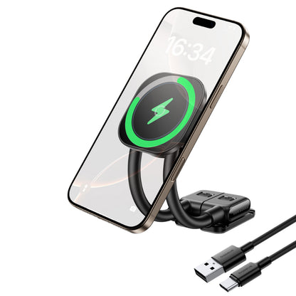 Bežični auto punjač Baseus PrimeTrip C03s Pro, 15W, 1.67A, Crni C0013803