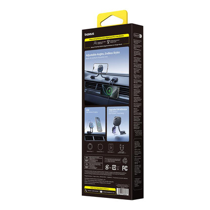 Bežični auto punjač Baseus PrimeTrip C03s Pro, 15W, 1.67A, Crni C0013803