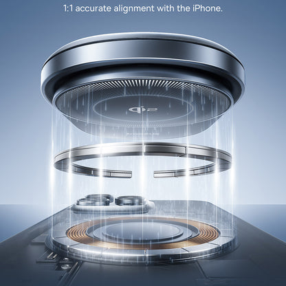 Auto bežični punjač Baseus PrimeTrip VC1 Pro, 15W, 1.67A, Crni C40141000111-00