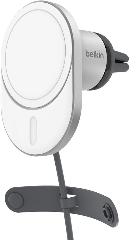 Bežični auto punjač Belkin BoostCharge Pro, 15W, 1.67A, Bela WIC008btGR-V2