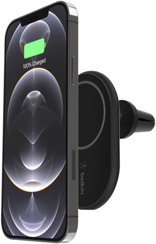 Bežični auto punjač Belkin BoostCharge, 10W, 1.1A, Crni WIC004btBK