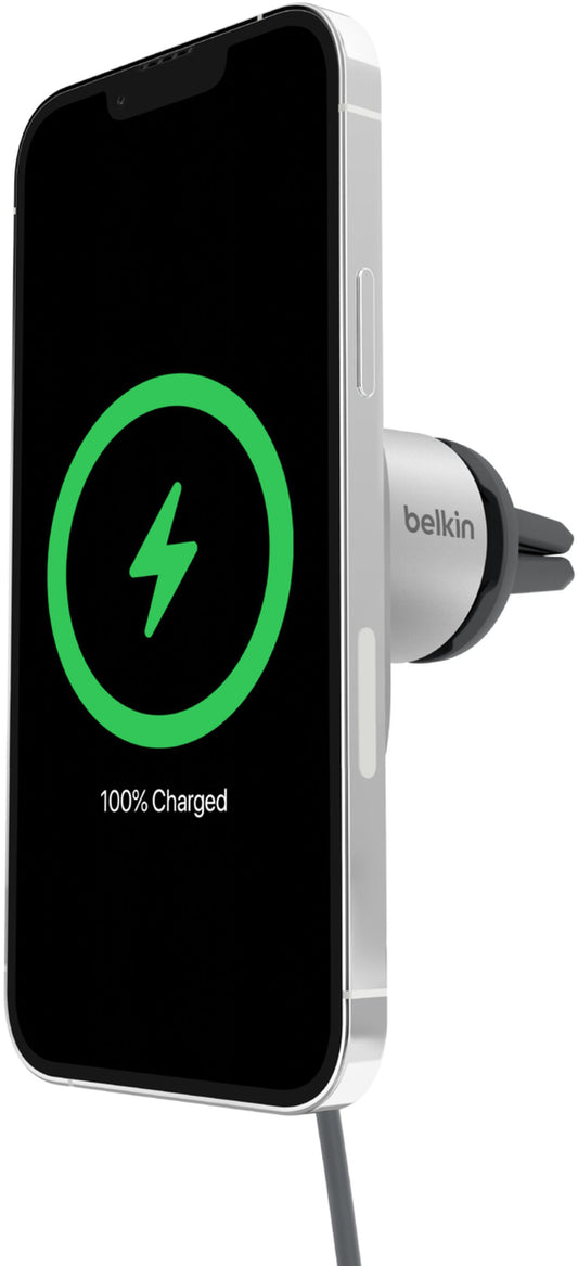 Bežični auto punjač Belkin BoostCharge Pro, 15W, 1.67A, Bela WIC008btGR-V2