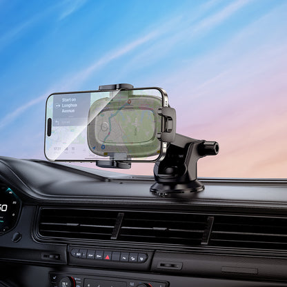 Auto punjač bez žica Borofone BH223 Follower, 15W, 1.67A, Crni