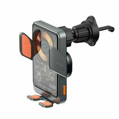 Auto punjač Wireless HAVIT W3033, 15W, 1.67A, Crno Srebrni