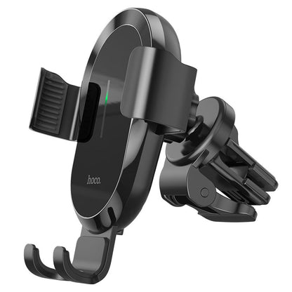 Bežični auto punjač HOCO CA105, 15W, 1.67A, Crni