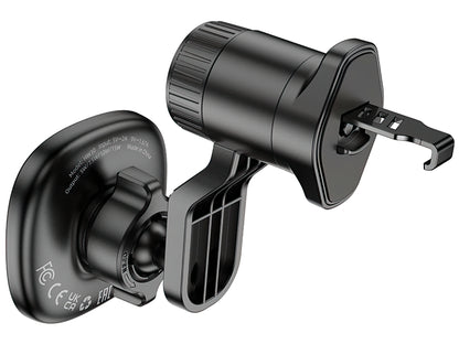 Auto punjač Wireless HOCO HW30, 15W, 1.67A, Crni