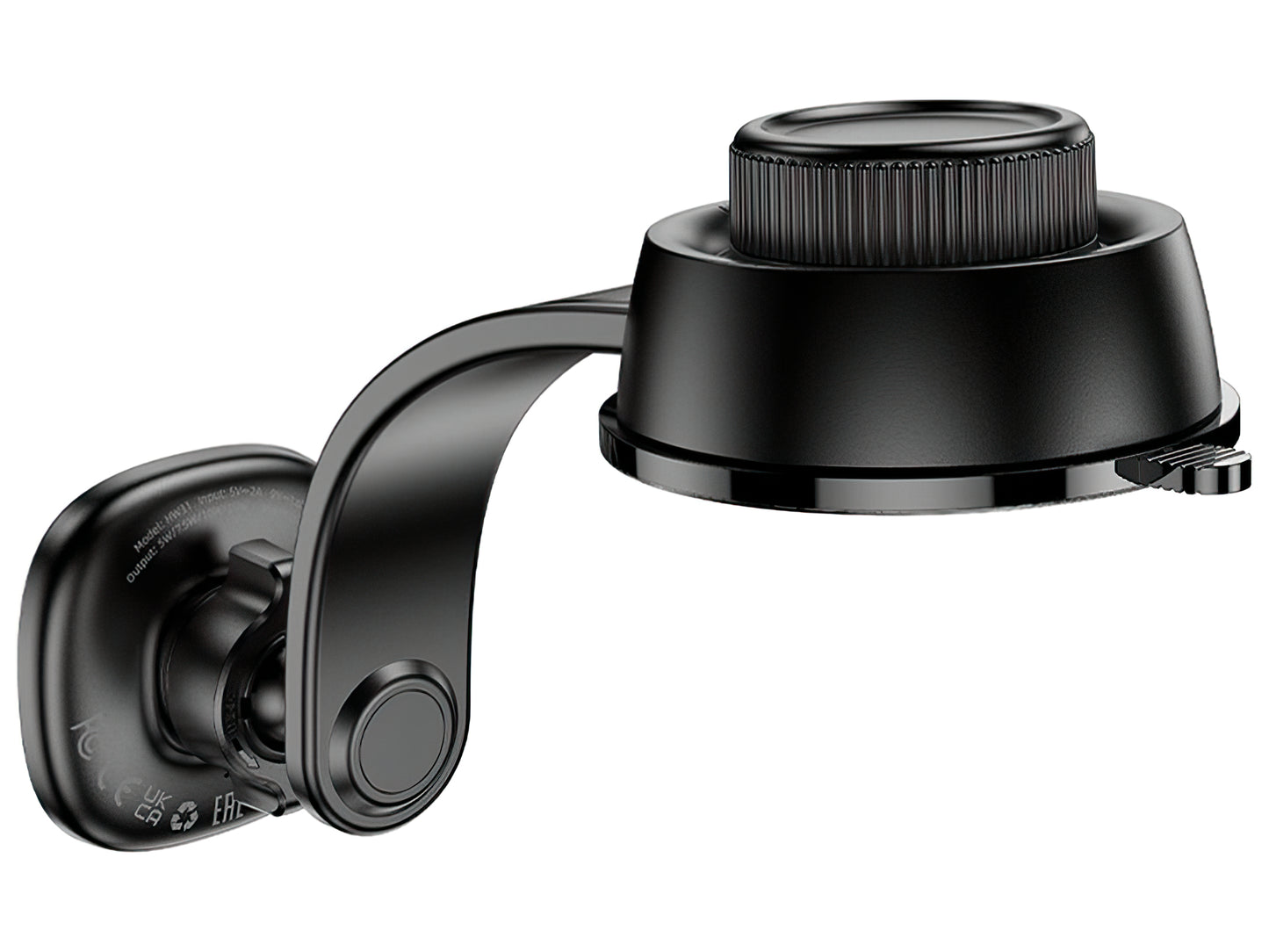 Auto punjač Wireless HOCO HW31, 15W, 1.67A, Crni
