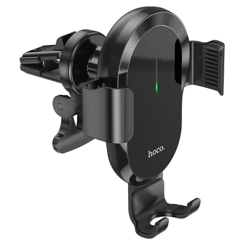 Bežični auto punjač HOCO CA105, 15W, 1.67A, Crni