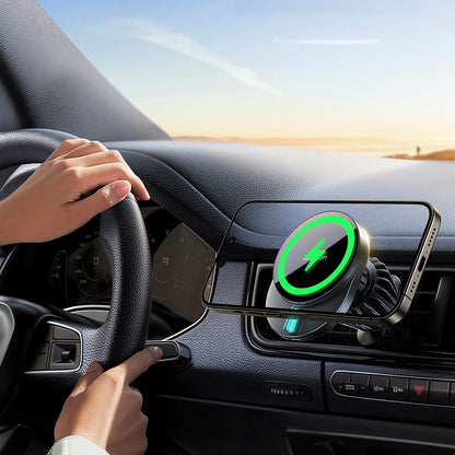 Bežični auto punjač Joyroom JR-ZS409, 15W, 1.67A, Crni