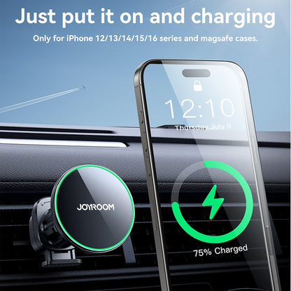 Auto punjač bez žica Joyroom JR-ZS412, 15W, 1.67A, Crni